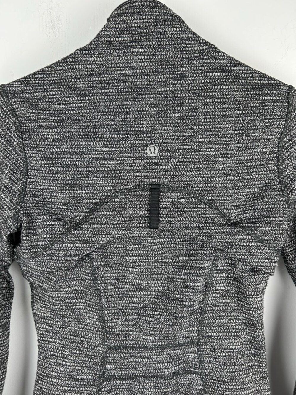 Lululemon Define Jacket Heathered Black White Full Zip Size 2 - Picture 8 of 9